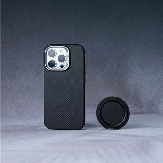 BENKS Kevlar Armor PRO szénszálas 600D D065 tok MagSafe iPhone 16 Pro számára