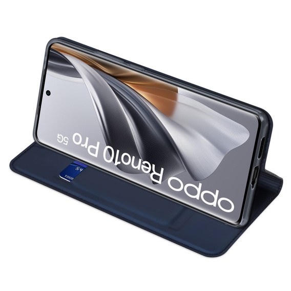 Dux Ducis Telefontok a Oppo Reno 10 / 10 Pro, Skinpro, kék