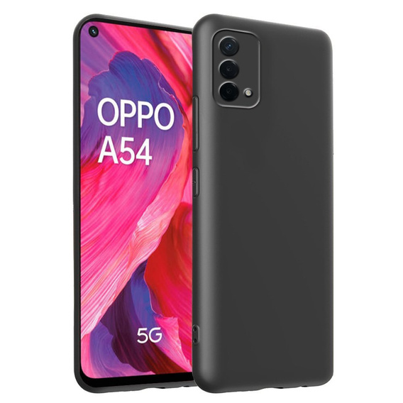 Telefontok a Oppo A54 5G / A74 5G / A93 5G, Silicone Lite, fekete