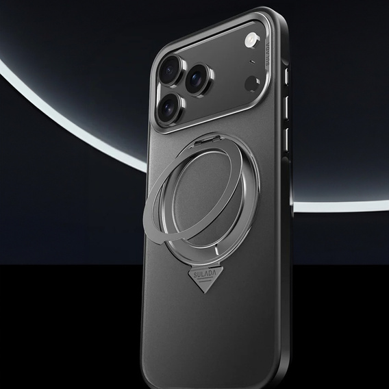 SULADA Magnetic Matte - MagSafe tok állvánnyal iPhone 17 Pro Max készülékhez