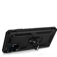 Páncélozott telefontok a Samsung Galaxy S10 Lite, Nox Case Ring, fekete