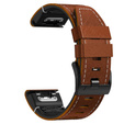 Quickfit bőrszíj a Garmin Fenix 5/6/6/6 PRO/7 Forerunner 965/955/945 készülékhez