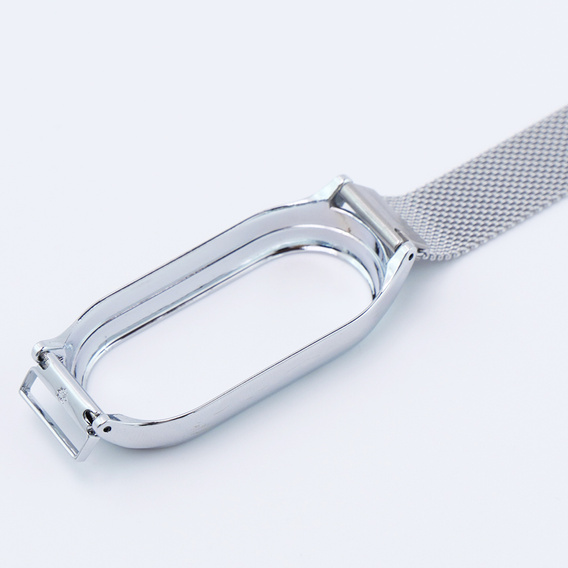 Milánói acél karkötő a Xiaomi Smart Band 10 / 9 / 8 készülékhez