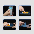 ENKAY edzett üveg Samsung Galaxy S22 / S23, fekete
