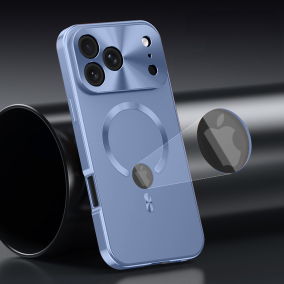 MagSafe-kompatibilis tok iPhone 17 Pro Max készülékhez, magánéletet védő üveggel