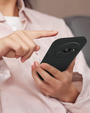 Telefontok a Xiaomi Redmi A3, Silicone Lite, fekete