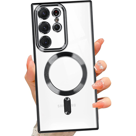 Telefontok a Samsung Galaxy S23 Ultra, MagSafe Hybrid, fekete