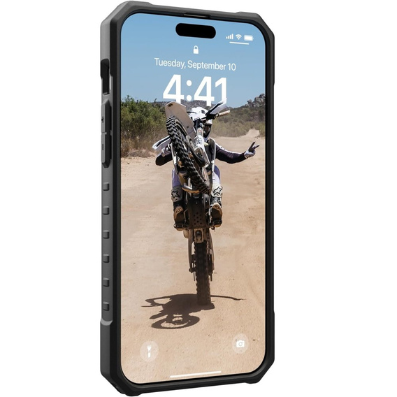 Urban Armor Gear Telefontok a iPhone 15 Pro Max, Pathfinder MagSafe, fekete