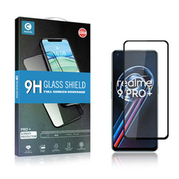 Mocolo Full Glue edzett üveg a következőkhöz Realme 9 Pro+ Plus / Realme 9 4G, fekete keret