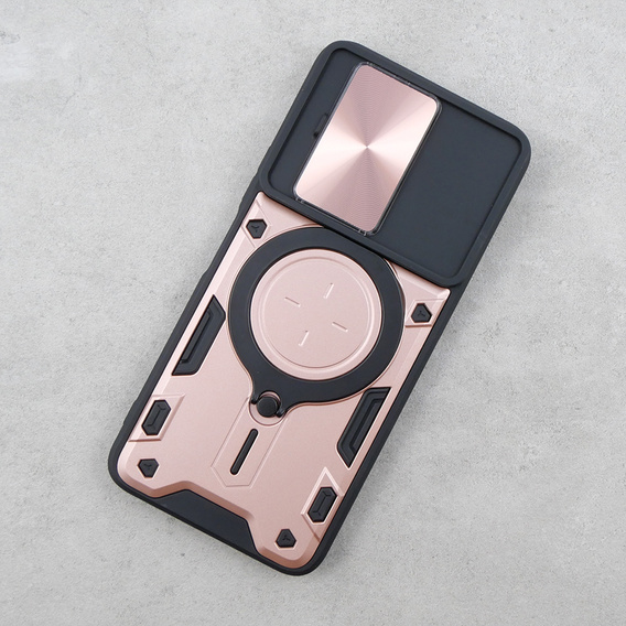 Páncélozott tok Infinix Note 12 Pro 4G / Note 12 2023, CamShield Slide, rózsaszín rose gold