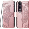 Pattintható tok a Vivo V50 Lite 4G / 5G, Butterfly, rózsaszín rose gold