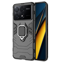 Telefontok a Xiaomi Poco X6 Pro 5G, Kickstand Ring, fekete