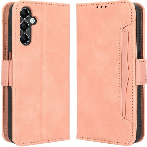 Pattintható tok a Samsung Galaxy M34, Card Slot, rózsaszín