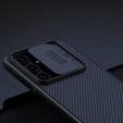 Tok Samsung Galaxy S24 FE, páncélozott Nillkin, CamShield Pro, fekete