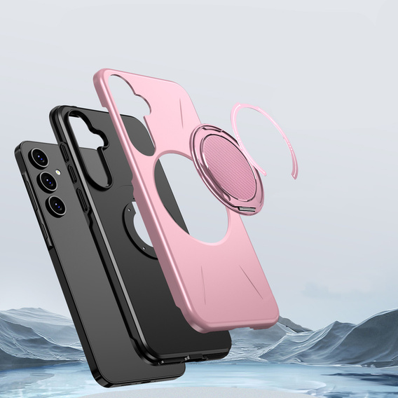 MagSafe tok állvánnyal Samsung Galaxy A57 5G készülékhez, rózsaszín