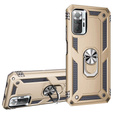 Páncélozott telefontok a Xiaomi Redmi Note 10 Pro, Nox Case Ring, arany