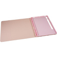 Tok + billentyűzet Samsung Galaxy Tab S7 T870/T875 / S8, Pen Slot, rózsaszín rose gold