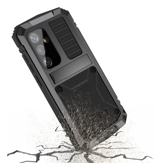 Páncélozott tok a Samsung Galaxy S24+ Plus, R-JUST, fekete
