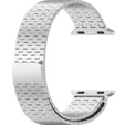 Acél karperec Apple Watch 1/2/3/4/4/5/6/7/8/SE/ULTRA 42/44/45/45/49 MM - ezüst
