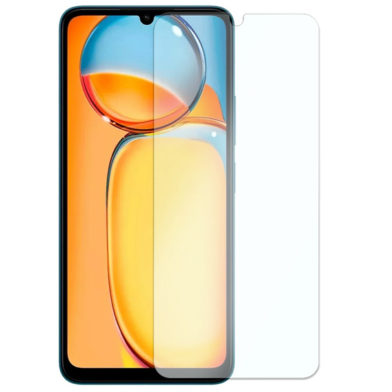 Telefontok a Xiaomi Redmi 13C / Poco C65, Fusion Hybrid, átlátszó / fekete + 9H üveg