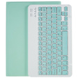 Tok + billentyűzet Samsung Galaxy Tab S7 T870/T875 / S8, Pen Slot, zöld