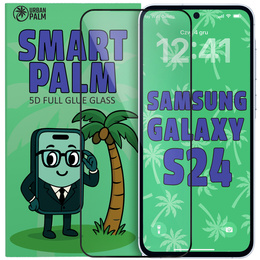 5D Full Glue Smart Palm edzett üveg Samsung Galaxy S24 készülékhez