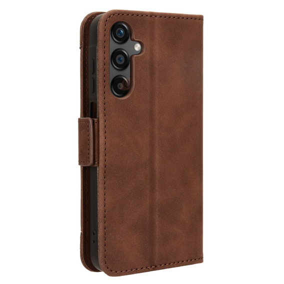 Pattintható tok a Samsung Galaxy A25 5G, Card Slot, barna