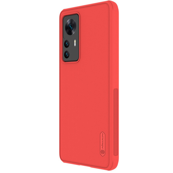NILLKIN tok Xiaomi 12T, Super Frosted Shield Case, piros