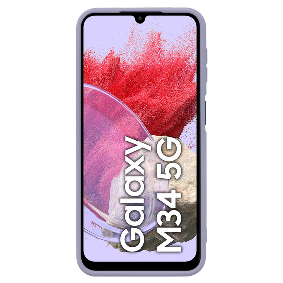 Telefontok a Samsung Galaxy M34 5G, Silicone Lite, lila