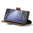 CASEME flip tok Samsung Galaxy Z Fold6 5G, Litchi Wallet, barna