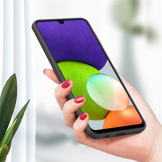 Telefontok a Samsung Galaxy A22 / M22 4G / LTE, Silicone Lite, fekete