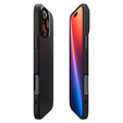 A Spigen tok iPhone 16 Pro, Liquid Air, fekete + 9H edzett üveghez