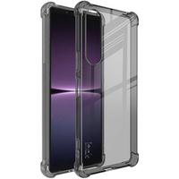 IMAK Telefontok a Sony Xperia 1 V, Dropproof, átlátszó / fekete