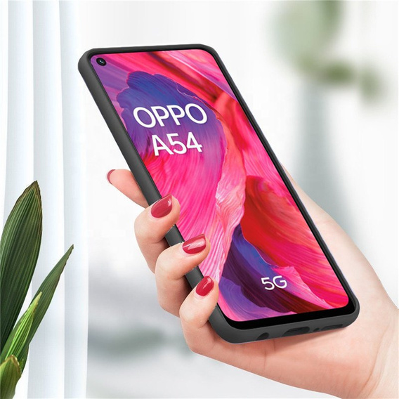 Telefontok a Oppo A54 5G / A74 5G / A93 5G, Silicone Lite, fekete
