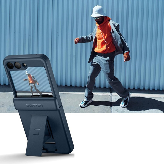 Telefontok a Samsung Galaxy Z Flip 5, Suritch Full Body, sötétkék