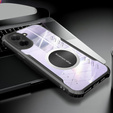 Tok Xiaomi Redmi A5, mágneses lemezzel, átlátszó / fekete
