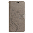 Pattintható tok a Samsung Galaxy A55 5G, Wallet, Butterfly, lila