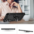 Páncélozott telefontok a Samsung Galaxy A55 5G, Nox Case Ring, fekete