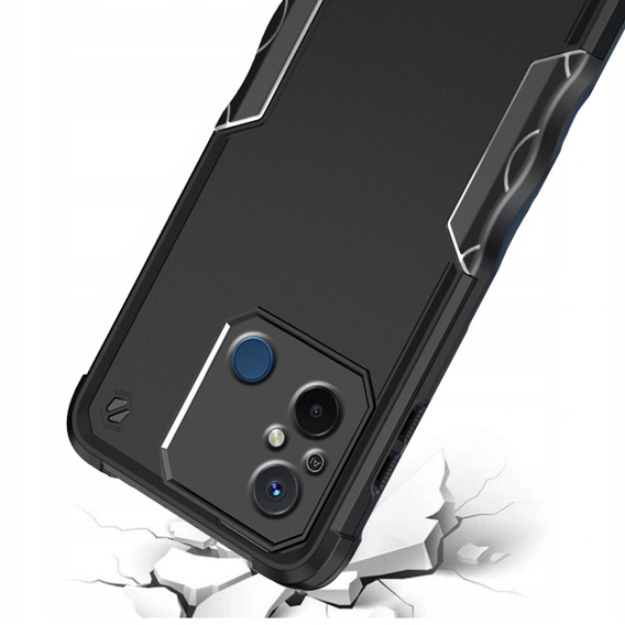 Páncélozott tok a Xiaomi Redmi 12C, Dual-Layer, fekete