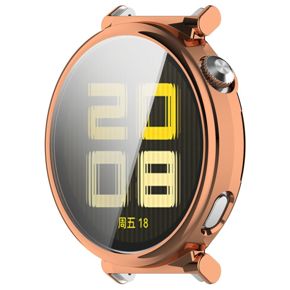 2in1 tok képernyővédővel Huawei Watch GT 5 41mm, rózsaszín rose gold