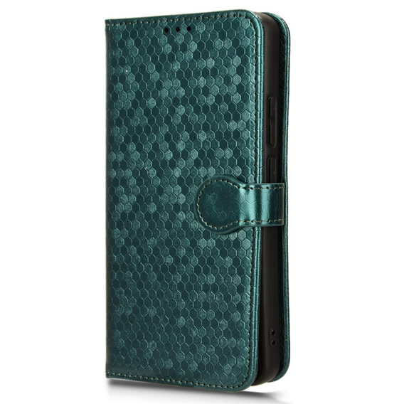 Flap tok Oppo Reno 11F 5G, Wallet Rhombus, zöld