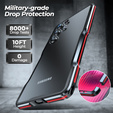 Teletok LUPHIE Samsung Galaxy S25 Ultra-hoz, Armor Bumper, fekete