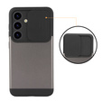Telefontok a Samsung Galaxy S24, ERBORD CamProtect Slide Camera, szürke gunmetal