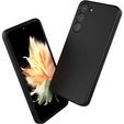 Telefontok a Samsung Galaxy S23 5G, Silicone Lite, fekete