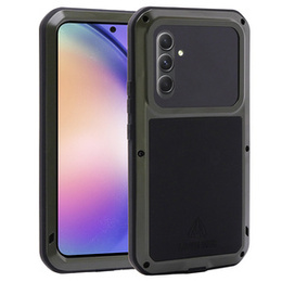 Love Mei Telefontok a Samsung Galaxy A54 5G, armored with glass, zöld
