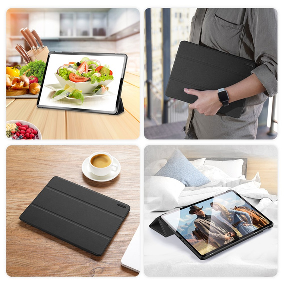 Tok Xiaomi Redmi Pad Pro / Xiaomi Poco Pad-hoz, Dux Ducis Domo, fekete