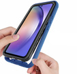 Tok Samsung Galaxy A54 5G készülékhez, Shockproof, fóliával, kék