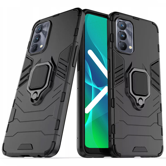 Telefontok a Realme GT Master Edition, Kickstand Ring, fekete