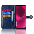 Flap tok T Phone 3 5G, Wallet Rhombus, kék