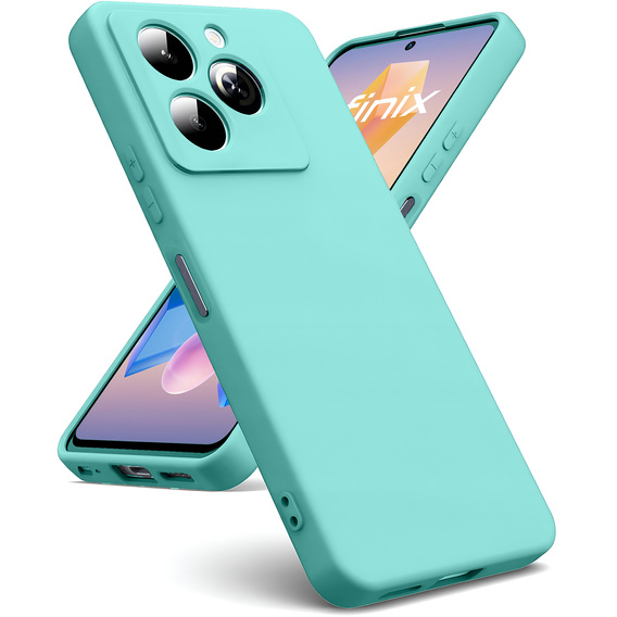 Telefontok a Infinix Hot 40i, Silicone Lite, menta